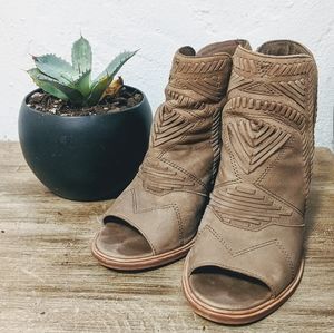 Vince Camuto Open Toe Bootie